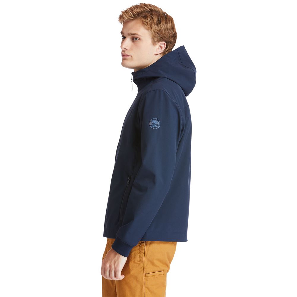 Chaquetas Timberland Hombre Mt. Waumbeck Sin Capucha Softshell Azul Marino - Chile EBR-642397